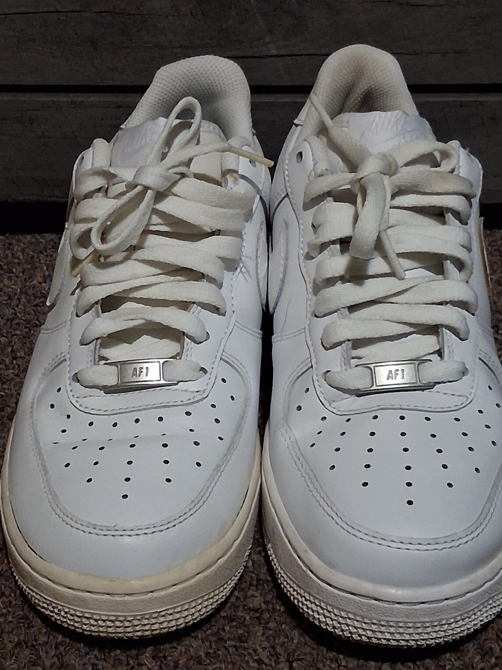 Nike Air Force 1 Low White Men's Sneakers Size 8
